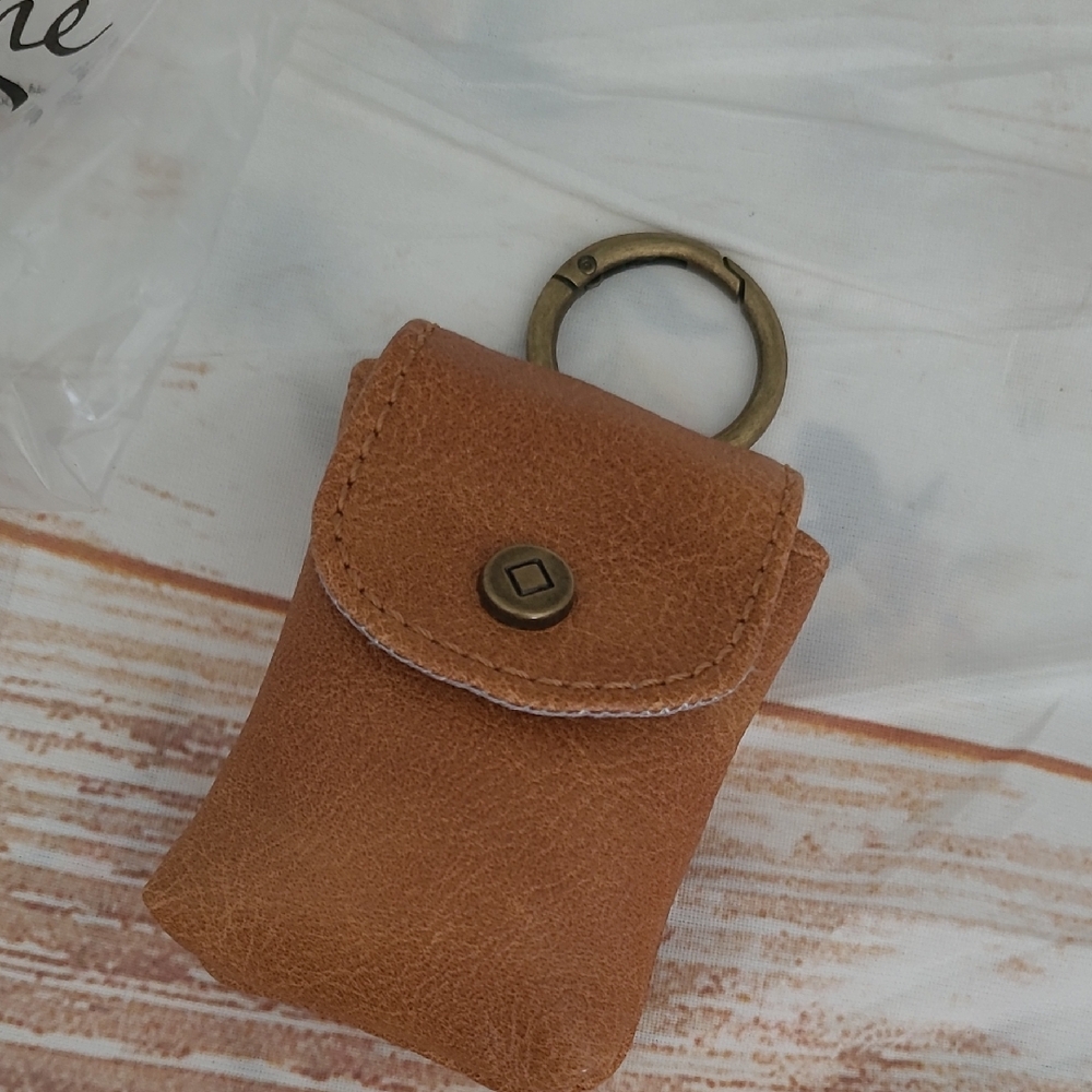 thirty-one .. Snap To‎ It Pouch .. Caramel Distressed Pebble